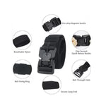Tactical Belt with Quick Release Magnetic Buckle – Durable Military Nylon Belt South Africa