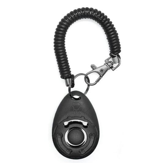 Pets Dog Training Clicker with Wrist Strap (Black)