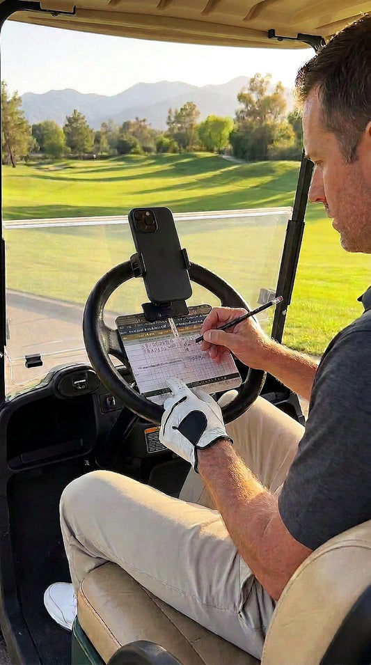 Golf Cart Phone and score card holder