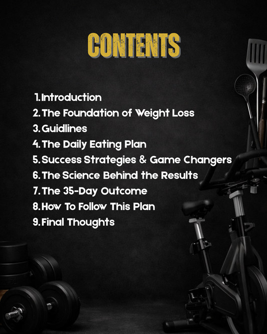 Daily Dad 35‑Day Structured Weight Loss Blueprint (Digital eBook)