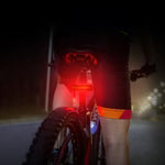 Rechargeable Waterproof Safety Warning Bicycle Light – 9 LED Compact Cycling Gear South Africa